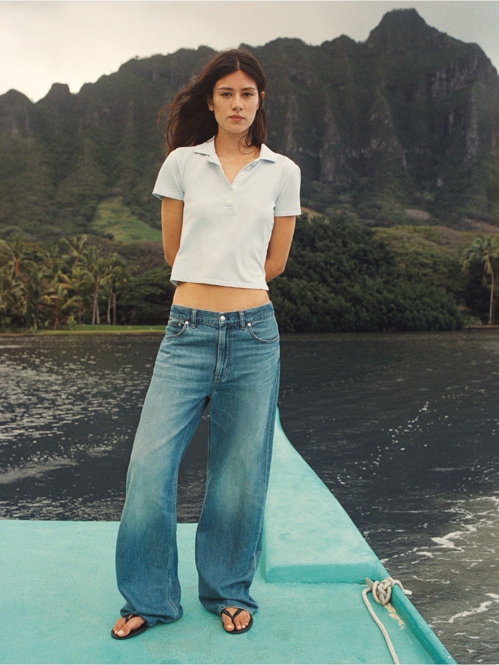 Madewell The Low-Slung Baggy Jean in Airy Denim - Picture 7 of 14